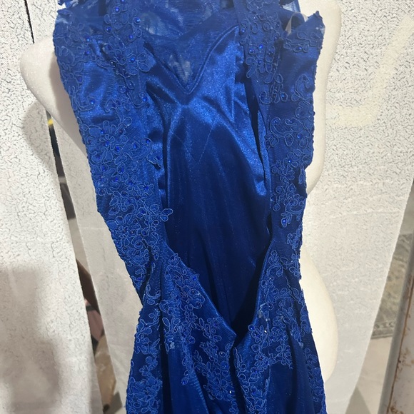 CLARICE PROM DRESS ROTAL BLUE SIZE 0 - Picture 8 of 10